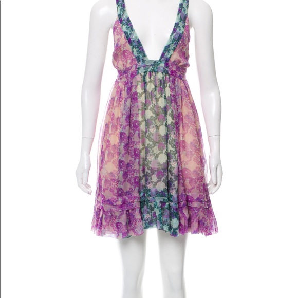 Roberto Cavalli Dresses & Skirts - Roberto Cavalli Stunning babydoll silk dress